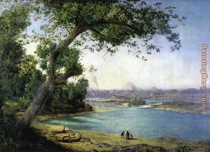 Alexander Helwig Wyant Falls of the Ohio and Louisville